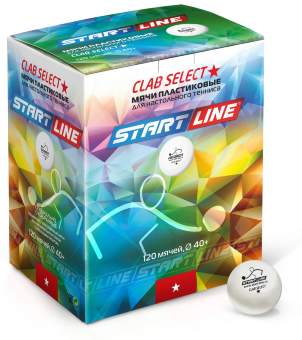 Мячи Start line Club Select 1* 120 мячей в упаковке
