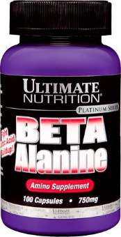 Ultimate Nutrition Beta Alanine 750мг 100 капс
