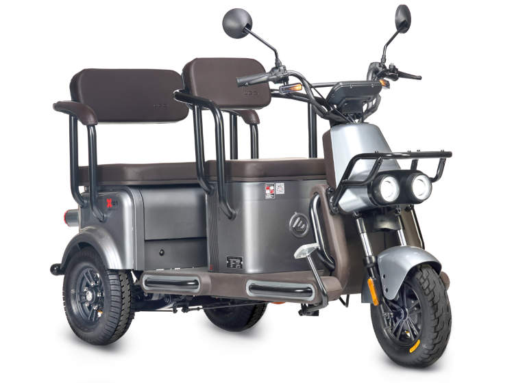 Пассажирский электротрицикл Wanshida U1-X 60V 800Вт