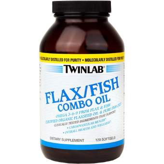 Twinlab Flax Fish Combo Oil 120 капс.