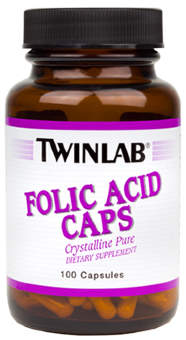 Twinlab Folic Acid Caps 800 Mcg 100 caps